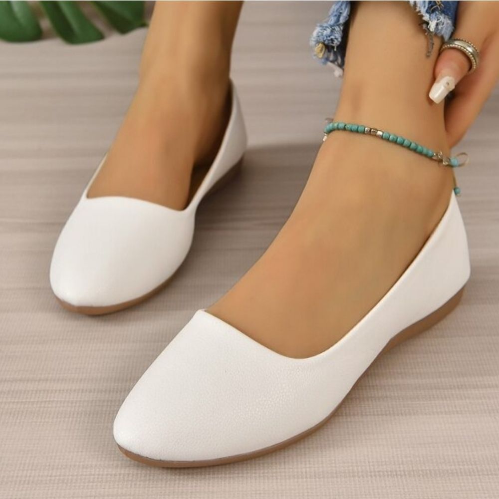 BRAND NEW HERSTYLE SLIP-ON WOMEN"S BALLET FLAT SHOE